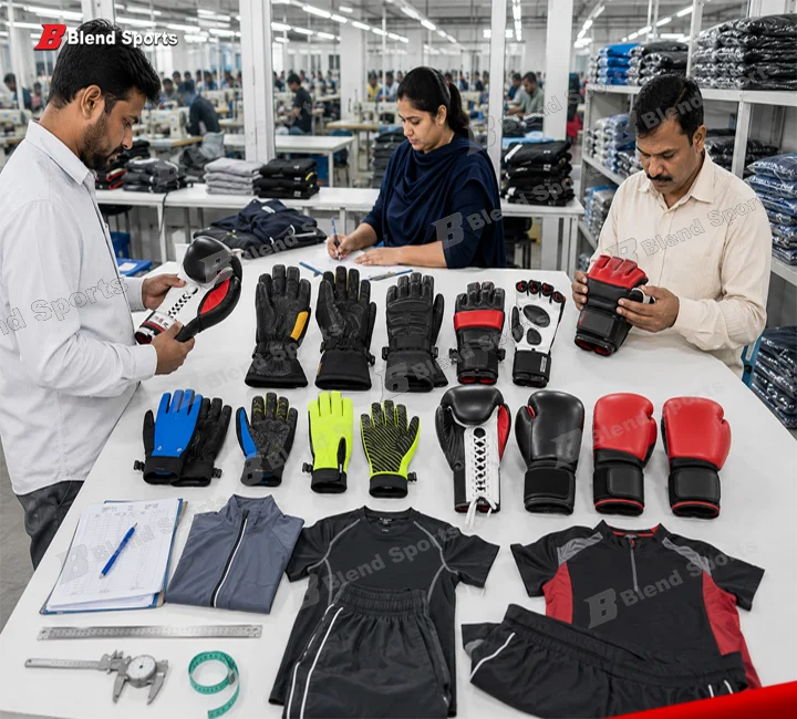 Quality inspection at Blend Sports